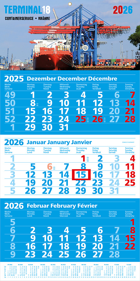 Datoline - 3 Monatsplaner DL 3.16