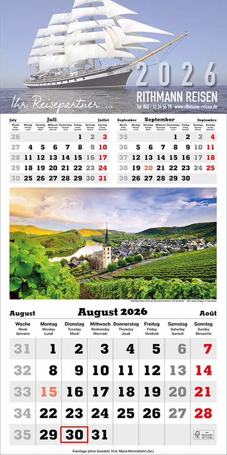 Datoline - 3 Monatsplaner DL 3.41