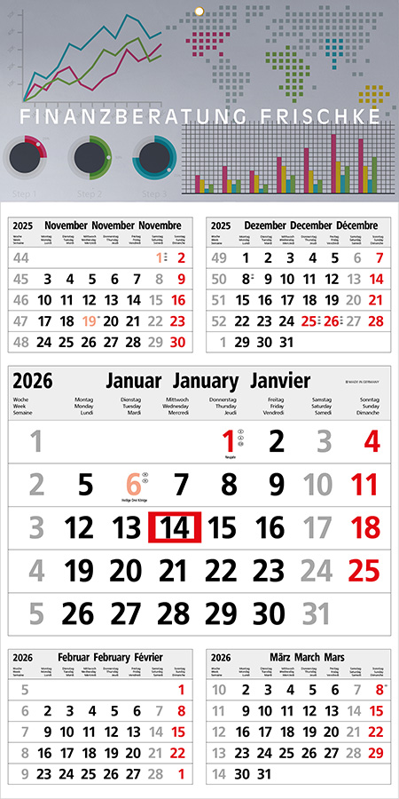 Datoline - 5-Monatsplaner DL 5.12