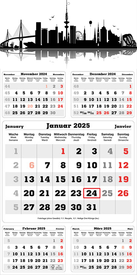 Datoline - 5-Monatsplaner DL 5.60