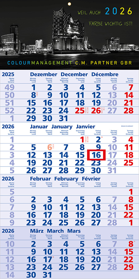 Datoline - 4-Monatsplaner DL 4.12