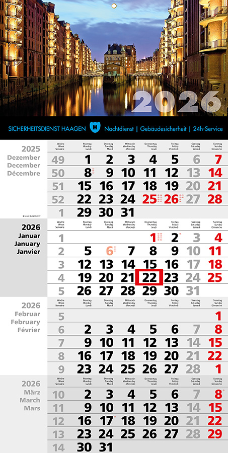 Datoline - 4-Monatsplaner DL 4.13