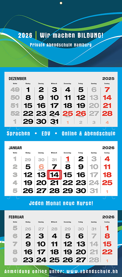 Datoline - 3 Monatsplaner DL 3.2