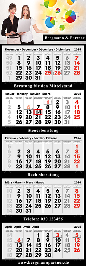 Datoline - 5-Monatsplaner DL 5.3
