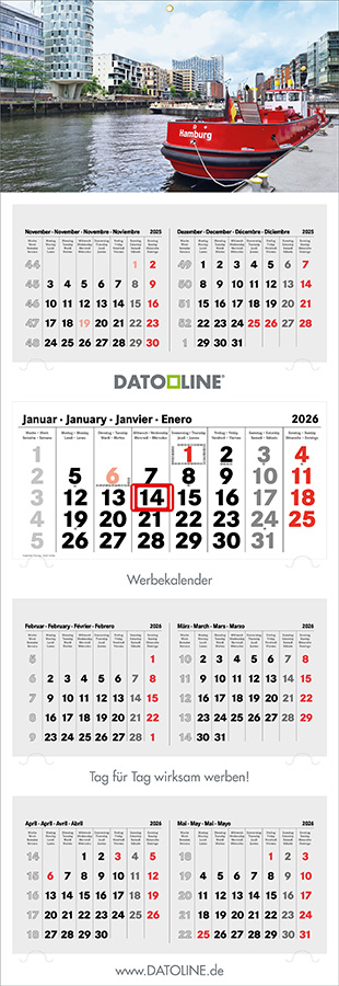 Datoline - 7-Monatsplaner DL 7.72
