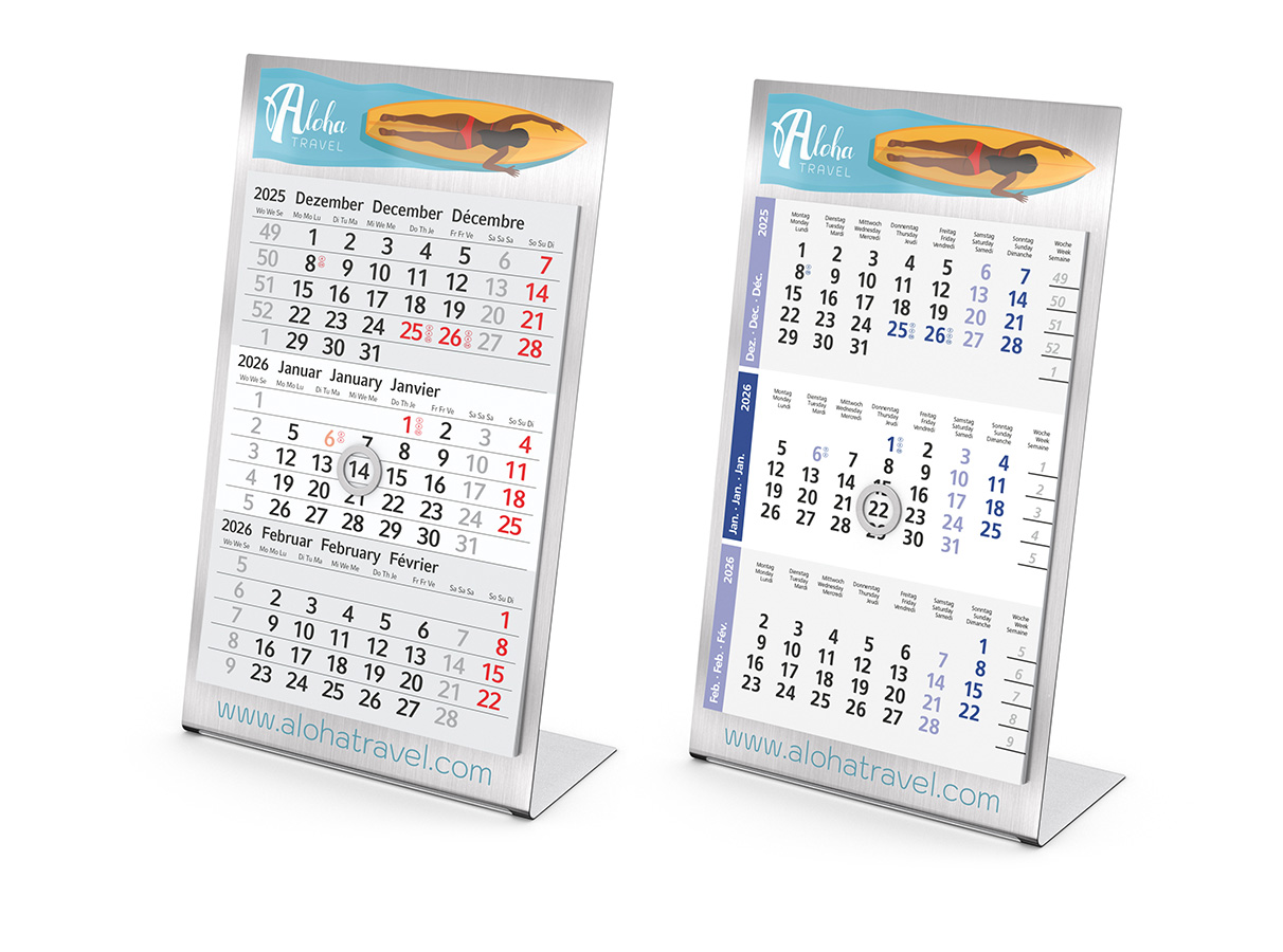 Tischaufstellkalender DL 2.31