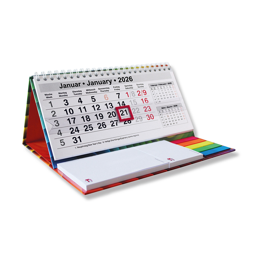 Tischaufstellkalender DL 2.45