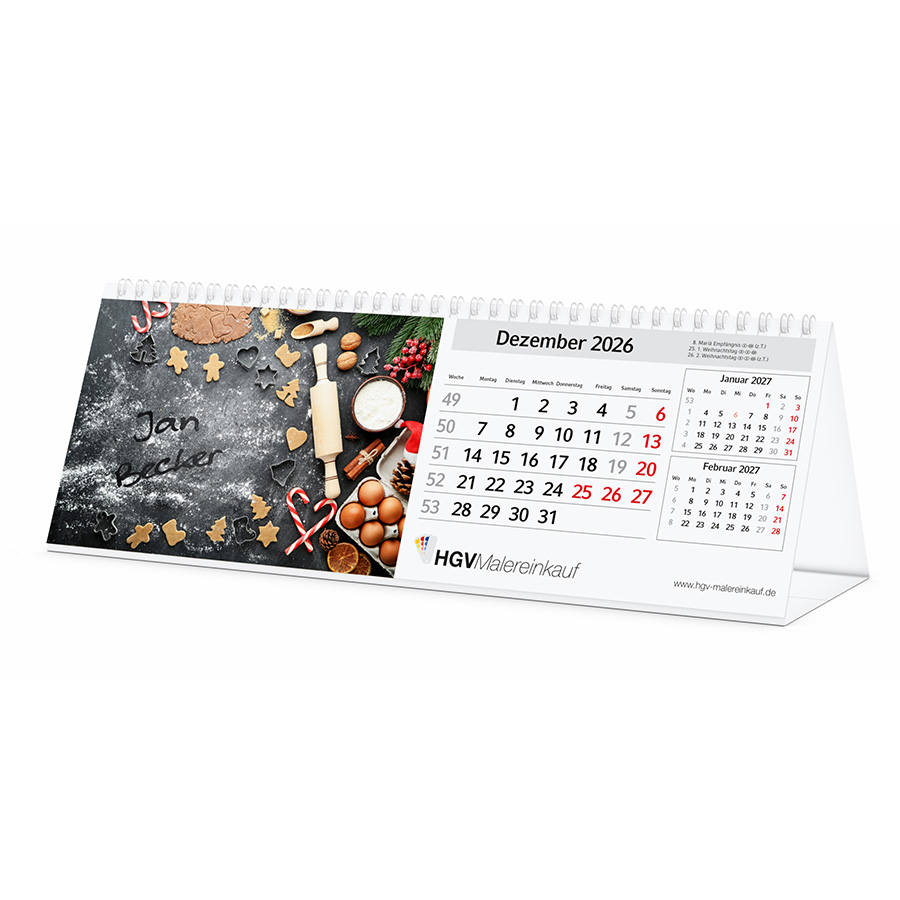 Tischaufstellkalender DL 22.42