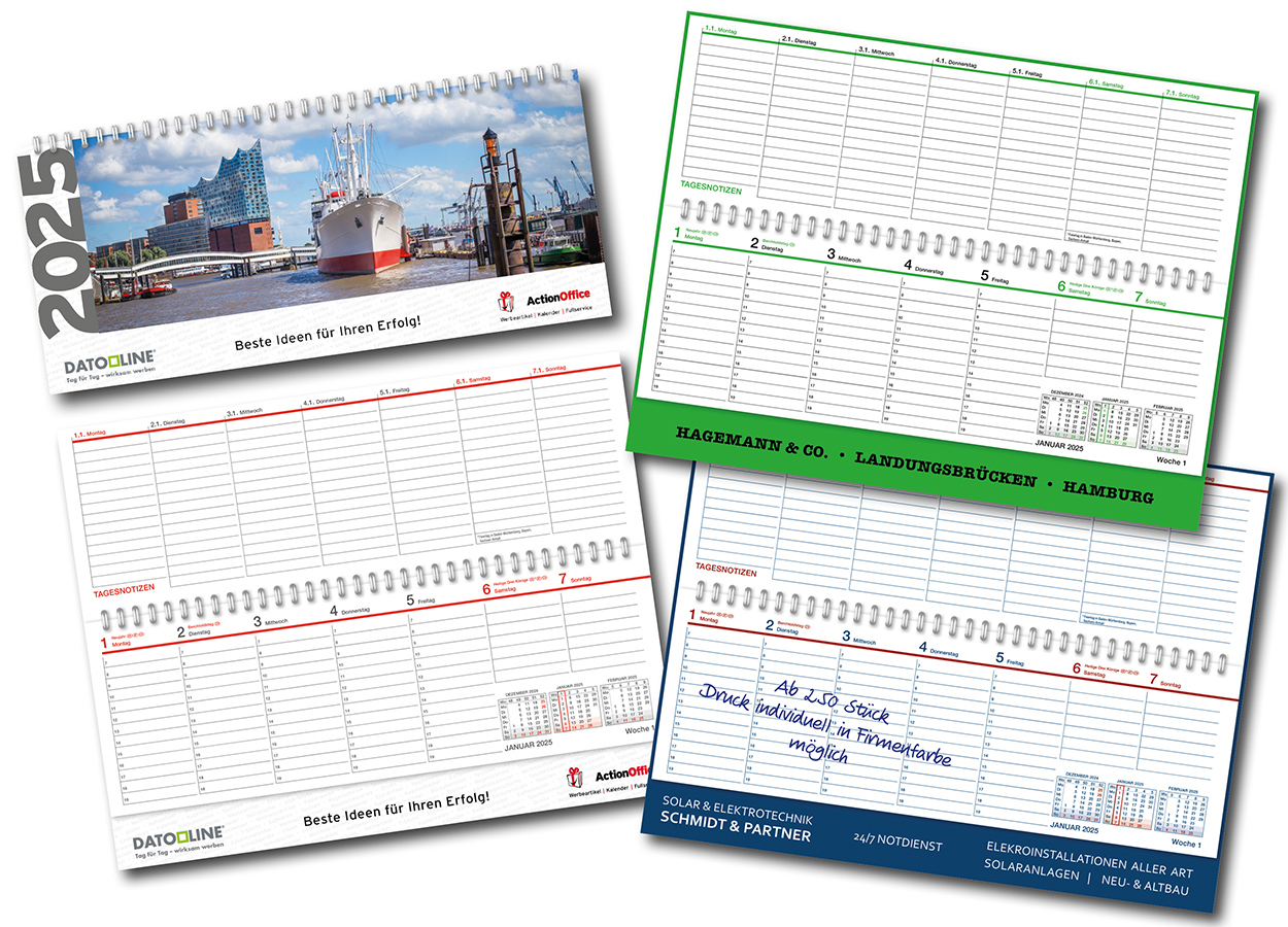 Datoline Tischquerkalender DL 7.60