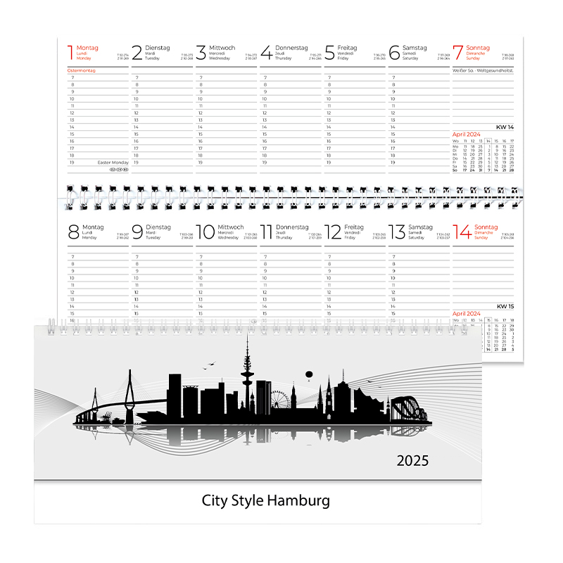 Datoline Tischquerkalender DL 7.30