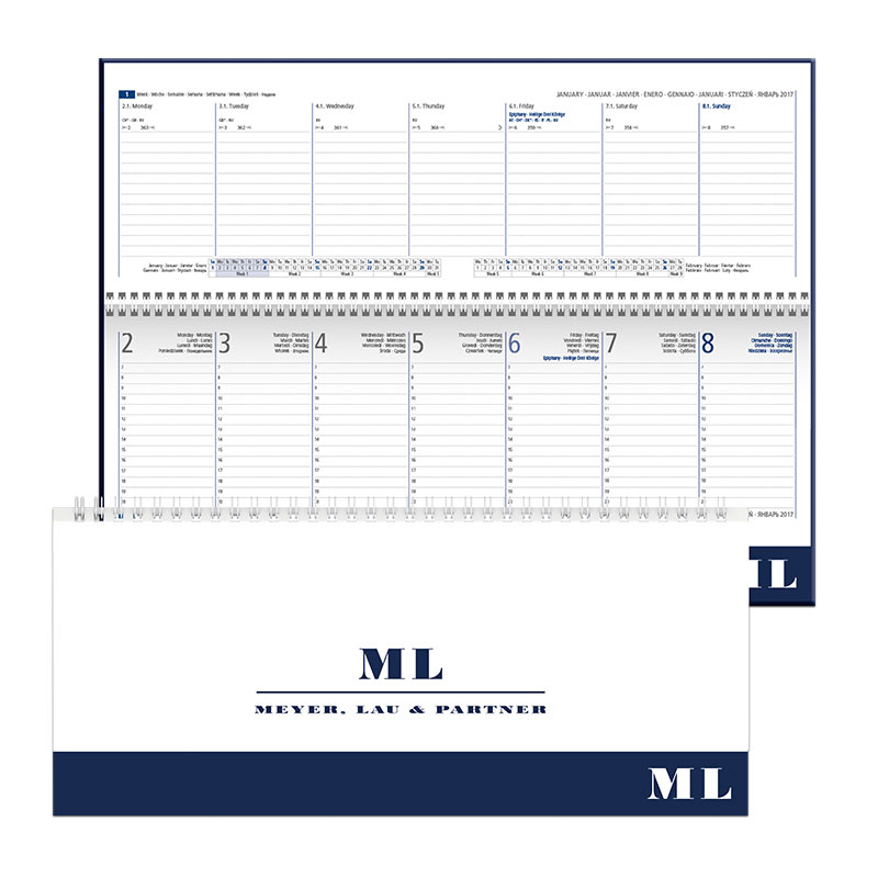 Datoline Tischquerkalender DL 7.31