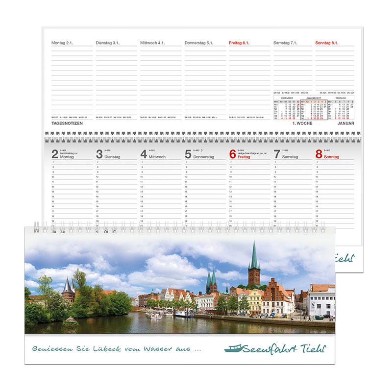 Datoline Tischquerkalender DL 7.32