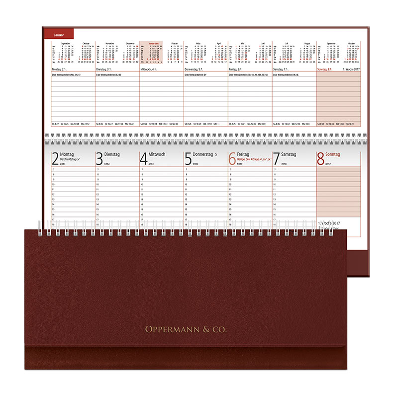 Datoline Tischquerkalender DL 7.36 / DL 7.37